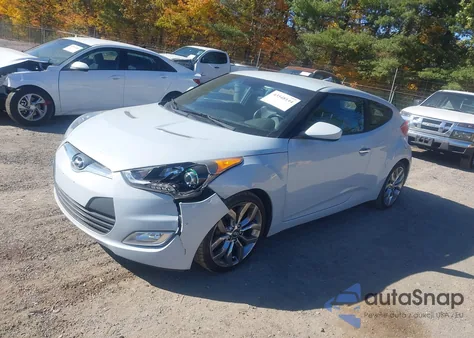 2015 Hyundai Veloster Flex из США, поврежденный, VIN KMHTC6AD7FU219785